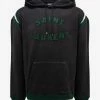 Saint Laurent Black & Green Logo Hoodie
