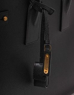 Saint Laurent Accessories Black Leather Thin Large Bag
