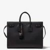Saint Laurent Accessories Black Leather Thin Large Bag