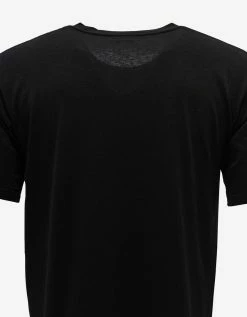 Saint Laurent Black Logo Print Oversized T-Shirt