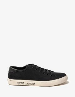 Saint Laurent Black Malibu Trainers