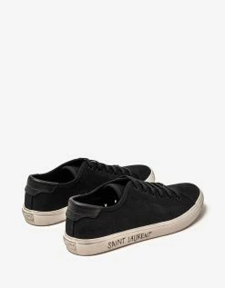 Saint Laurent Black Malibu Trainers
