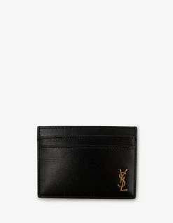 Saint Laurent Black Monogram Card Holder Accessories