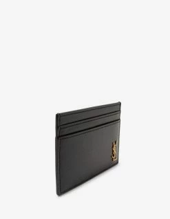 Saint Laurent Black Monogram Card Holder Accessories