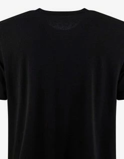 Saint Laurent Clothing Black Optical Illusion Print T-Shirt