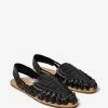Saint Laurent Black Sidi Leather Sandals
