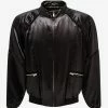 Saint Laurent Black Silk Satin 80s Teddy Jacket Clothing