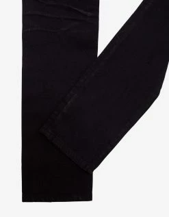 Saint Laurent Black Skinny Jeans With Silver Coating