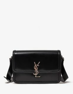 Saint Laurent Accessories Black Solferino Medium Satchel Bag