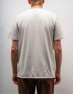 Saint Laurent Bruno V. Roels Paint Logo Rive Gauche T-Shirt Clothing