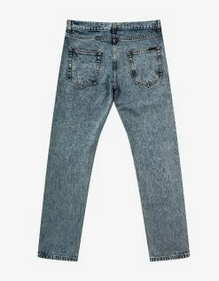 Saint Laurent Clothing Etienne Heavy Marble Blue Jeans