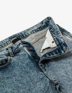 Saint Laurent Clothing Etienne Heavy Marble Blue Jeans