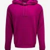 Fuchsia Saint Laurent Rive Gauche Hoodie Clothing