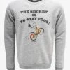 Grey Saint Laurent Snoopy Sweatshirt