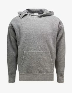 Grey Saint Laurent Universite Print Hoodie Clothing