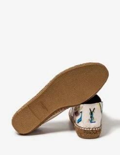Saint Laurent Love 1980 YSL Embroidered Espadrilles