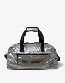 Saint Laurent Metallised Nylon Nuxx Duffle Bag