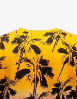 Saint Laurent Clothing Multicolour Palm Trees Print Sweatshirt