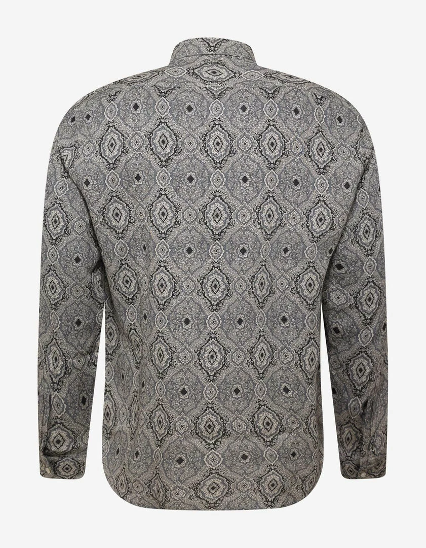 Discount π Saint Laurent Clothing Paisley Print Wool π Shirt π 6 Saint Laurent Clothing Paisley Print Wool Shirt