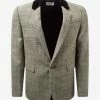 Saint Laurent Clothing Prince Of Wales Check Wool Blazer