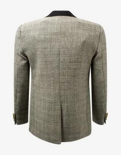 Saint Laurent Clothing Prince Of Wales Check Wool Blazer