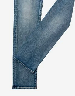 Saint Laurent Santa Monica Blue Distressed Skinny Jeans