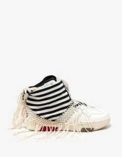 Saint Laurent Smith Bandana High Top Trainers