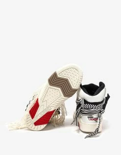 Saint Laurent Smith Bandana High Top Trainers