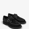 New 🎉 Saint Laurent Teddy 10 Black Suede Monk Strap 👟 Shoes 🎁 2 Saint Laurent Teddy 10 Black Suede Monk Strap Shoes