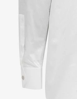 Saint Laurent Shirts White Cotton Poplin Shirt