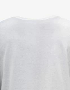 Saint Laurent White Rive Gauche Logo T-Shirt