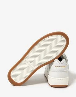 Saint Laurent White SL/61 Leather Trainers