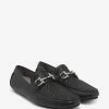 Salvatore Ferragamo Footwear Black Parigi Basket Weave Driving Shoes