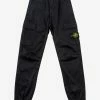Stone Island Clothing Black Cargo Trousers