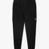 Stone Island Clothing Black Compass Badge Sweat Pants