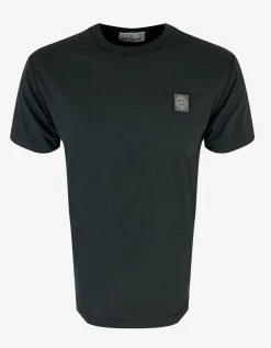 Stone Island Clothing Black Compass Logo T-Shirt