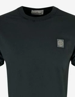 Stone Island Clothing Black Compass Logo T-Shirt