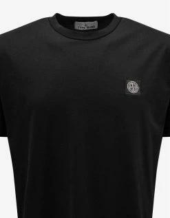 Stone Island Clothing Black Compass Patch T-Shirt