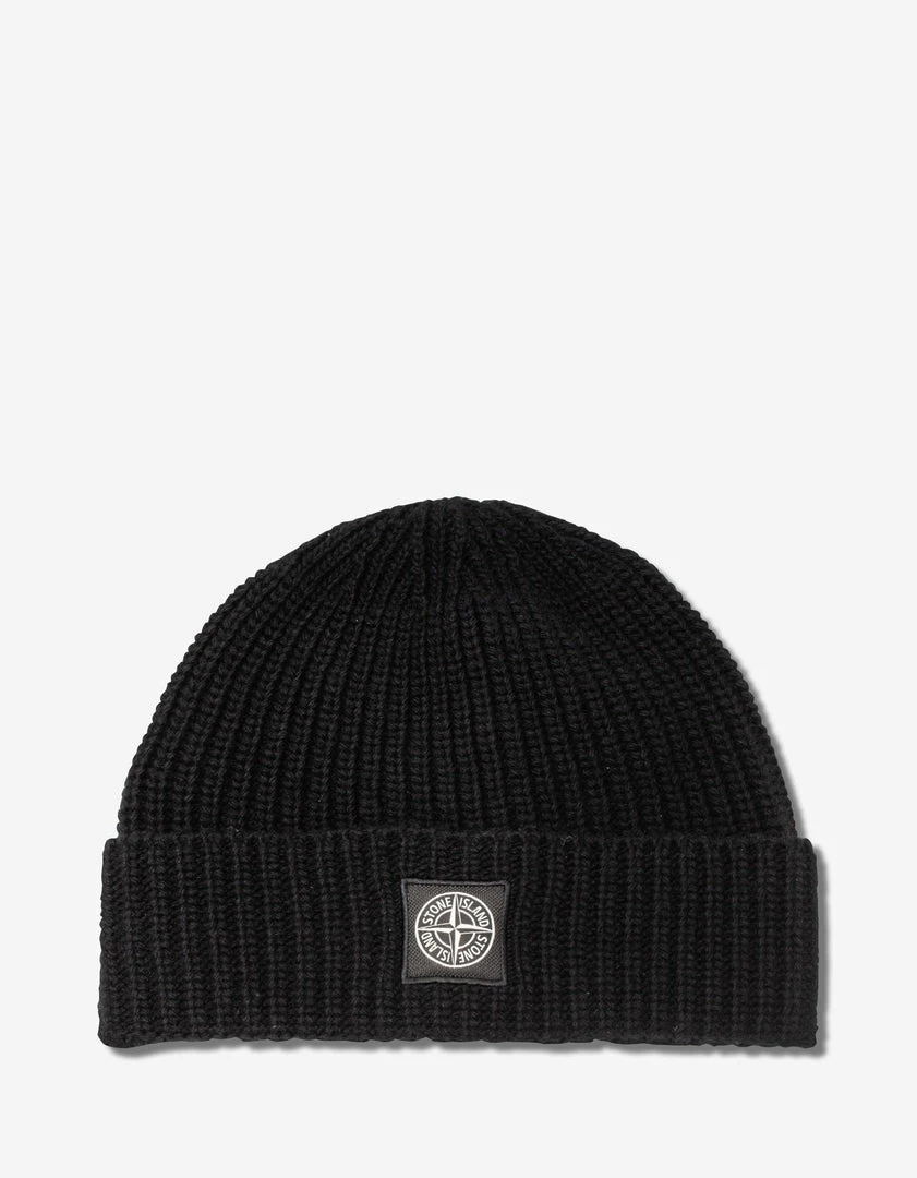Budget π₯ Stone Island Accessories Black Logo Patch Wool Beanie Hat π 3 Stone Island Accessories Black Logo Patch Wool Beanie Hat