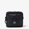 Flash Sale ๐ Stone Island Accessories Black Mussola Gommata Canvas Pouch Bag ๐ 2 Stone Island Accessories Black Mussola Gommata Canvas Pouch Bag