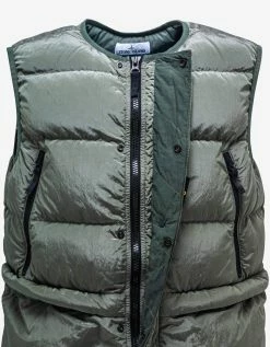 Stone Island Black Ripstop Gore-Tex Down-TC Packable Parka Clothing