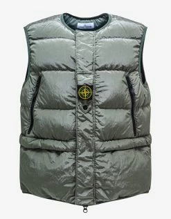 Stone Island Black Ripstop Gore-Tex Down-TC Packable Parka Clothing