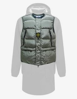 Stone Island Black Ripstop Gore-Tex Down-TC Packable Parka Clothing