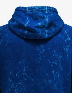 Stone Island Blue Off-Dye Compass Badge Hoodie