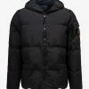Stone Island Crinkle Reps R-NY Black Down Jacket Clothing