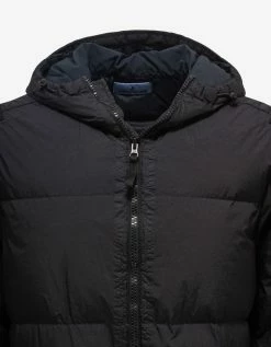 Stone Island Crinkle Reps R-NY Black Down Jacket Clothing