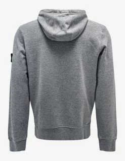 Stone Island Dust Grey Compass Logo Hooded Tracksuit