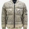 Deals 🎉 Stone Island Clothing Ecru Naslan Light Watro Rain Camo Down Jacket 👏 2 Stone Island Clothing Ecru Naslan Light Watro Rain Camo Down Jacket