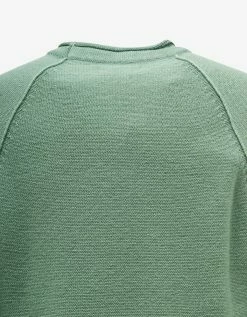 Stone Island Green Logo Sweater Clothing