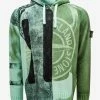 Discount ✨ Stone Island Aqua Motion Saturation Logo Knitted Hoodie 🔔 1 Stone Island Aqua Motion Saturation Logo Knitted Hoodie